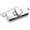 Silver, variant on CRAFTME STUDIO 1-3/4 Inch Metal Bar Twist Lock Purse Closure Clasp for Bag Making Accessories, 1 Piece (Gunmetal) L113