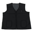 thumbnail image 1 of Chaleco Calefactable, Cremallera Suave, Cuello En V, Chaleco Calefactable Eléctrico, Lavable Para Trabajo Al Aire Libre Para Oficina, 1 of 8