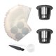thumbnail image 4 of Cápsus de reutilizables Cápsus recables Cápsus de seldo de material acero inoxidable de filtros de Compatible con cafeteras CUTICAT Filtro de café reutilizable, 4 of 8