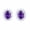 Amethyst, variant on Ethiopian Opal Halo Stud Earrings Women 925 Sterling Silver Oval Iridescent Gemstone Zircon Cluster Stud Earrings Dainty Minimalist Party Occasion Jewelry