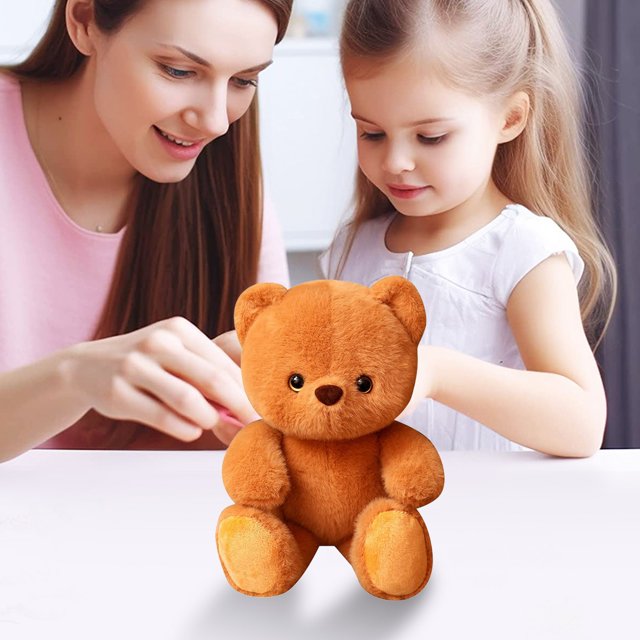 Juguete de Pelusa Ganfancp Oso de Peluche Simulado Tamaño Pequeño para Niños