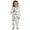 White, variant on Cethrio Girls Pajama Sets, Crew Neck Graphic Long Sleeve Comfy Christmas Sleepwear Sets White Size 10
