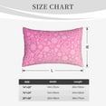 thumbnail image 6 of Bingfone Breast Cancer Pink Ribbons Awareness Standard Size Pillowcase, Long Staple Pure Cotton Envelope Closure Pillow Cover,16"X24", 6 of 9