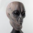 thumbnail image 2 of Máscara Alien Gris JAMW Área 51 Adulto Halloween, 2 of 4