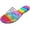 Multicolor, variant on Itsun Slippers for Sandals Women, Women's Rhinestone Sandals, Glitter Bling Casual Sandals, Low Wedge Casual Fashion Sandals Black