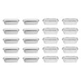thumbnail image 1 of Miangastore Tin Foil Box Silver 20Set 11.8X7.9X3.9In, 1 of 8