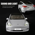 thumbnail image 4 of 1:24 New Energy Tesla Model Y Mini Alloy Car Model Diecasts Vehicles Simulation Cars Toy Decoration Kid Christmas Gifts Boy Toy, 4 of 5