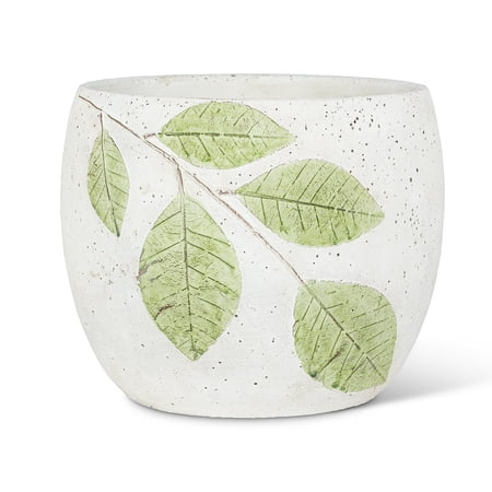 Set of 1 Large Round Leaf Planter