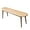 Oak-47inch, variant on 47" Solid Wood Dining Bench,End of Bed Bench | FAS-Grade North American Oak | Natural Wood Grain Skinny Bench for Foyer, Entryway, Hallway,Dining Room, Bedroom Bed End