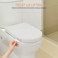 thumbnail image 4 of 2Pcs Cloud Shape Silver Toilet Seat Lifter Avoid Direct Contact Easy to Clean Durable Safe Usage for Home Use, 4 of 8