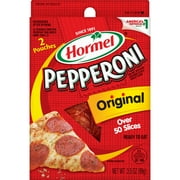 HORMEL, Beef - Pork Pepperoni, Pizza Topping,Gluten Free, Original, 3.5oz Plastic Package Pouch in Box