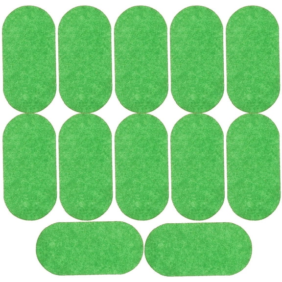 ibasenice 15Pcs Pool Table Patches Green Selfadhesive Design Tablecloth Repair Daily Use
