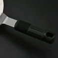 thumbnail image 4 of Stainless Steel Pizza Transfer Shovel Round Cake Spatula Lifter Pizza Server Kitchen Tool with Plastic Black Handle for Daily Use, 4 of 8