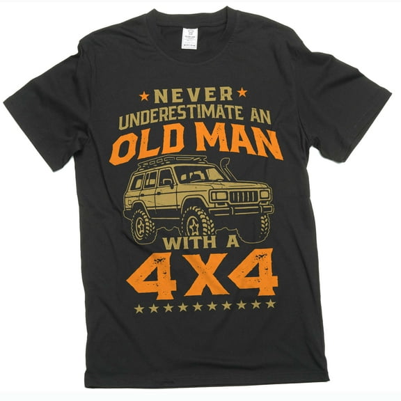 Men's Old Man Shirt 4 wheel drive off road t-shirt 4x4 4wd truck shirt birthday gift shirt