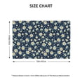thumbnail image 4 of Placemats Set Of 4 / 6, Daisy Floral B Placemats For Dining Table Indoor/Outdoors Heat Resistant Washable Placemats 18" X 12", 4 of 8
