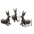 thumbnail image 3 of Uuiauoio 3PCS Cute Animal Shaped Resin Pot Feet Set, Decorative Rabbit Plant Risers Flower Pot Base Support Elevators Ideal for Garden Outdoor Planters Home Decor (Rabbit), 3 of 5