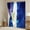Blue Teal Purple, variant on Dragon Scale Blackout Curtains for Bedroom Wild Animal Skin Gothic Curtains & Drapes 2 Panels 52"Wx84"L