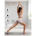 thumbnail image 5 of Two-Piece High-Waist Yoga Set For Women, Stretch Fitness Leggings, Gym Workout Ensemble, Waist-Cinching And Buttock-Lifting Sports Shorts, Suitable For Yoga, Fitness Training, Running And Cycling., 5 of 7