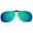 Blue Green Film, variant on Fashion Polarized Sunglasses Clip, Polarized Lenses UV Protection, Night Vision Yellow Sunglasses Clip (1pcs, Brown)