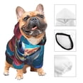 thumbnail image 3 of Sikiie Colorful Ocean Sea Turtle Dog Hoodie,Dog Clothes,Dog Sweatshirt ,Dog Shirt, Dog Clothes for Puppy Kitten Small Dogs Cats-Medium, 3 of 7
