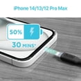 thumbnail image 6 of BLACK+DECKER Cable for iPhone, Apple Compatible Fast USB Cable, iPhone Compatible Charger Cord, Multiple Color + Length Options, 9ft, 6 of 6