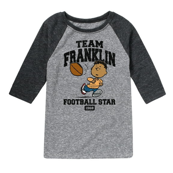 Peanuts - Team Franklin - Toddler & Youth Raglan Graphic T-Shirt