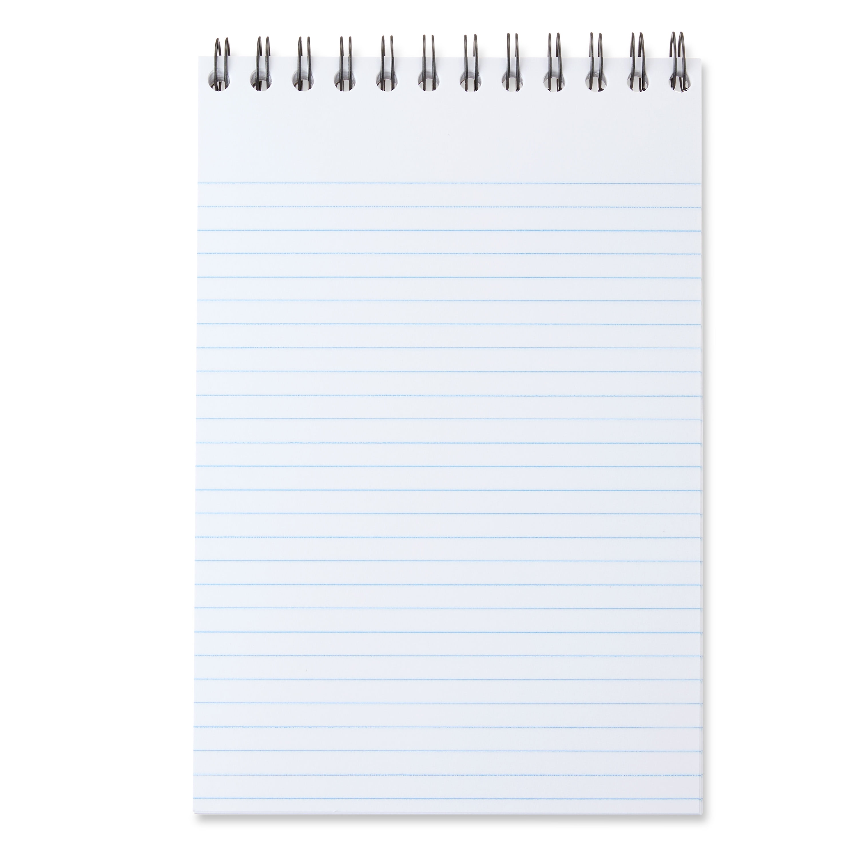 (2 pack) Pen+Gear Top Spiral Bound Journal, Gray, 6 in x 9 in, 80 Sheets, College Ruled