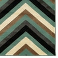 thumbnail image 3 of Linon Home Décor Roma Area Rug Collection, Turquoise and Gray, 2' x 3', 3 of 3