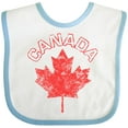 thumbnail image 3 of Inktastic Canada Maple Leaf Boys or Girls Baby Bib, 3 of 4