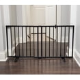 thumbnail image 2 of Cardinal Gates MSOG Metal Step Over Pet Gate - Adjustable Short Dog Gate - 20 Inches Tall - 24 Inches to 41 Inches Wide - Black, 2 of 4