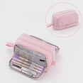 thumbnail image 7 of 100Fens Solid Color Pencil Case Large Capacity Four Open Pencil Case Stationery Box for Men and Women Multifunctional Solid Color Pencil Case, 7 of 7