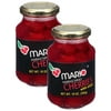 (2 Pack) Mario Maraschino Cherries with Stems, 10 oz