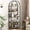 Black & Brown, variant on Jojoka Bookshelf 5 Tier Bookcase Arched Display Racks Tall Standing Bookshelves Metal Frame Open Storage Rack Shelf Large Black Book Shelf for Bedroom, Living Room, Home Office,Black