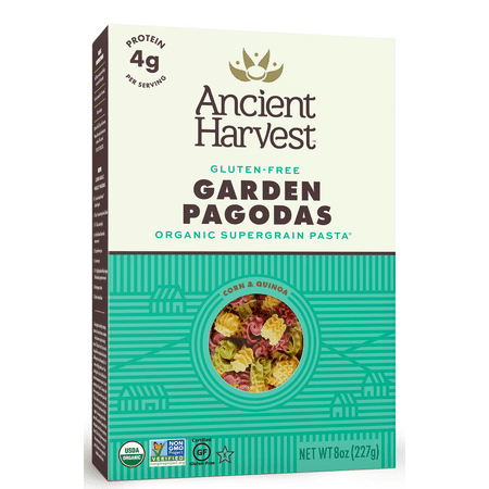 Ancient Harvest Quinoa Garden Pagodas Pasta, 8 oz (Pack of