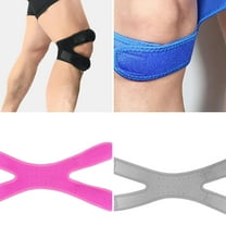 Limei 1 Pack Knee Brace Strap, Knee Pain Relief with 3D Silicone Adjustable Knee Band, Knee Brace Stabilizer for Men & Women for Running,Hiking,Weightlifting, Basketball,Riding,Volleyball