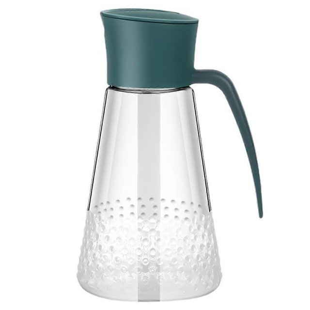 Cooking Container Bottle,Glass Olive Oil and Barbecue Marinade Dispenser Bottle With Scale and Non-Slip Handle for Kitchen