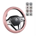 thumbnail image 1 of Funda Cubre Volante Antideslizante Gama Alta Redondo 38cm Modelo Rosa Claro, 1 of 4