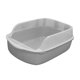 thumbnail image 2 of Caja de arena para gatos, bandeja de arena para mascotas superior abierta, , duradera, de viaje, grande y alta Gris Yuyangstore Bandeja de arena para gatos, 2 of 8