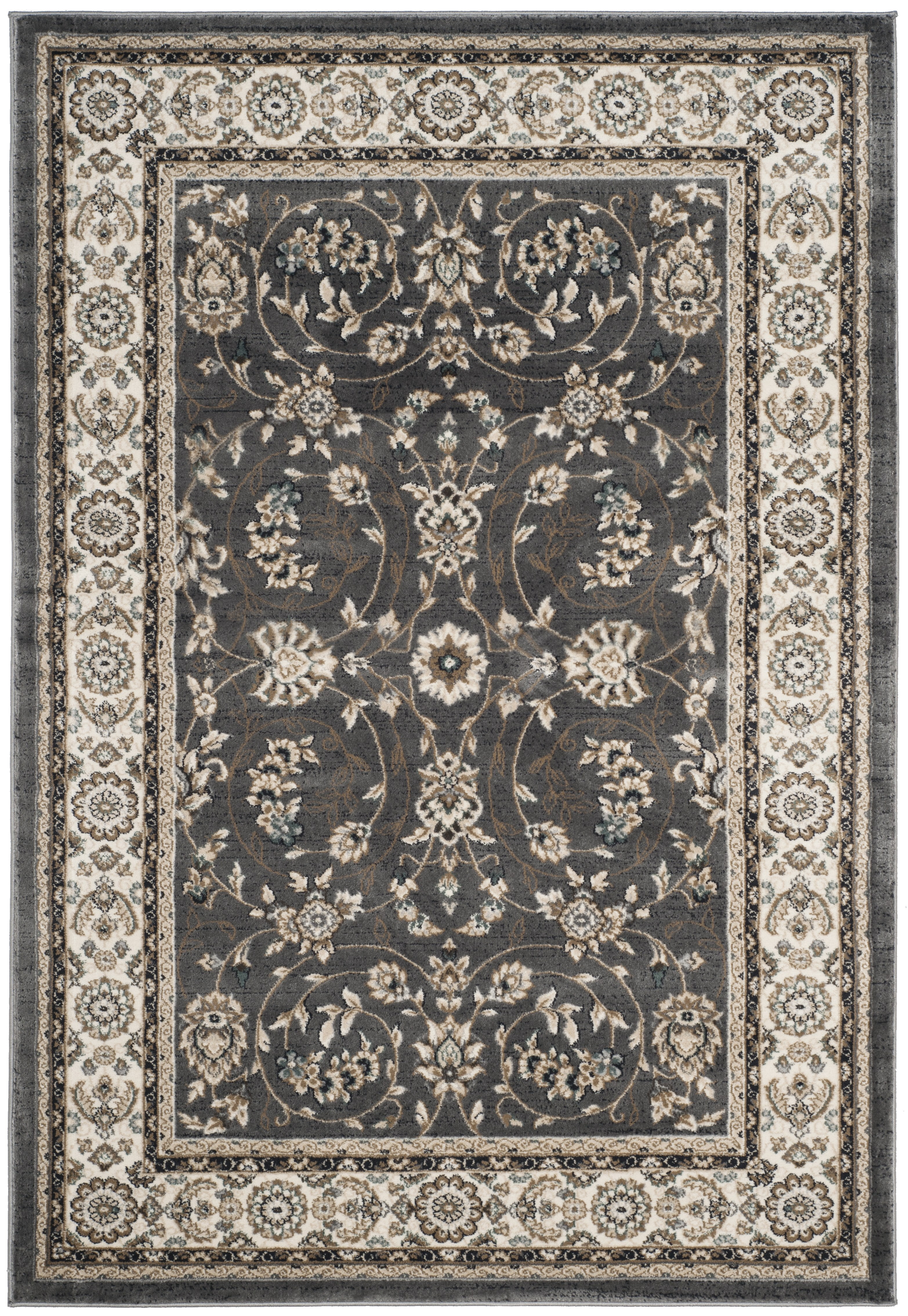 Safavieh Lyndhurst Janel Floral Area Rug, Gray/Cream, 6' x 8'