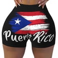 thumbnail image 3 of Women Yoga Shorts Puerto Rico Flag Workout Shorts Fitness quick-dry Ladies Yoga Gym Running Short Pants, 3 of 7