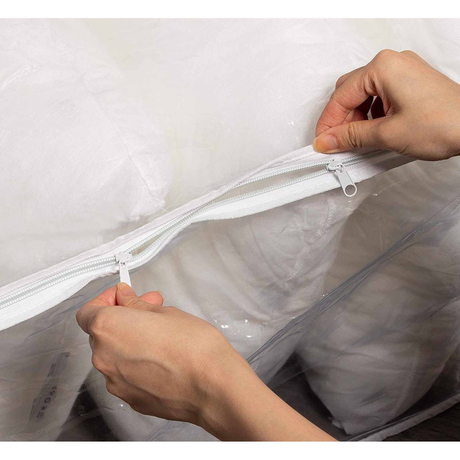 vinyl blanket bolsas with zipper