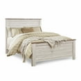 thumbnail image 1 of Bowery Hill Engineered Wood White Panel Bed Rectangular 56"H x 65"W x 87"D Unassembled, 1 of 33