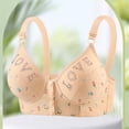 thumbnail image 2 of Lmueinov Bras for Women Supportive Wireless Push Up Bra Full Coverage No Underwire Floral Print Bralettes for Older Women, 2 of 7