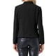 thumbnail image 3 of Blazers Abiertos Chic Inspire para Mujeres, Chaqueta de Oficina de Manga Larga Casual con Botones, S Negro, 3 of 6