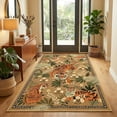 thumbnail image 2 of Beltran 3x5 Washable Tiger Area Rug – Vintage Safari Non Slip Carpet, Boho Camel Print Rug for Living Room Bedroom Entryway, Easy Clean, 2 of 7