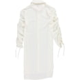 thumbnail image 2 of Blusa tipo túnica bar III fruncida para mujer color blanco hueso mediana, 2 of 2