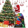 thumbnail image 2 of RAINBOW FRIENDS Bolsa de regalo con cierre de cinta navideño para decoración de Navidad,39cm×30 cm., 2 of 6