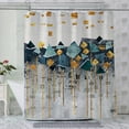 thumbnail image 5 of Fabric Shower Curtain, Waterproof Design and Polyester, Quick-Drying, Shower Curtains for Bathroom, 5 of 5