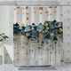 thumbnail image 5 of Cortina de ducha de tela, diseño impermeable y poliéster, de secado rápido, cortinas de ducha para baño, 5 of 5