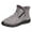 2-Grey, variant on Winter Boots for Women Waterproof Stitching Furry Lined High Top Ankle Booties Outdoor Non Slip Platform Snow Boots